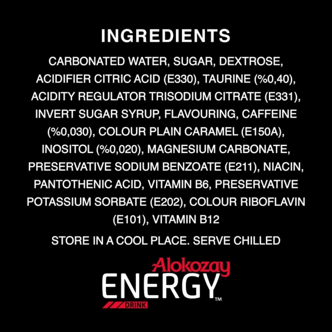 Alokozay Energy Drink 250ml Pack of 6