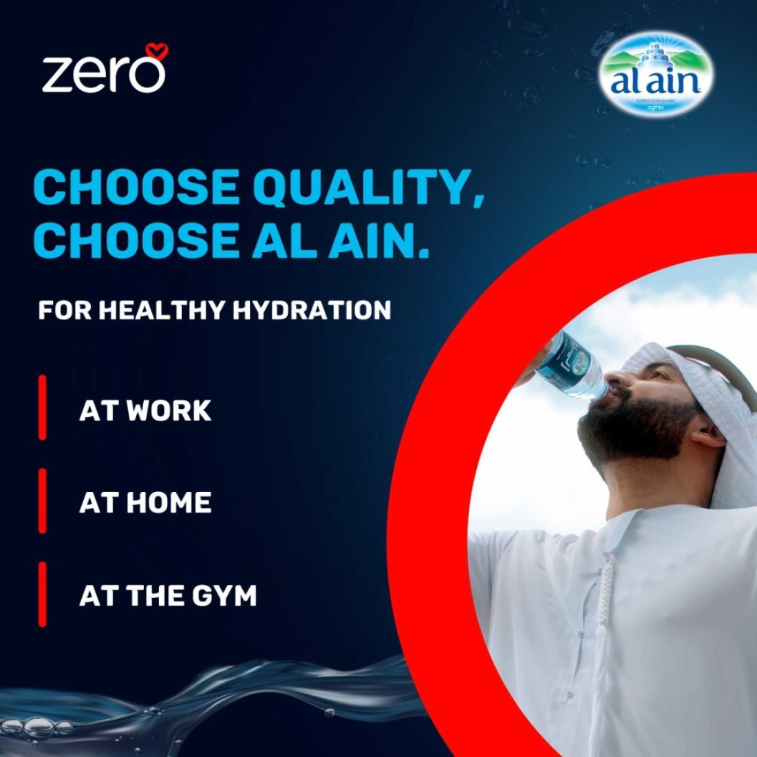 Al Ain Zero Sodium Free Drinking Water 1.5L Pack of 6
