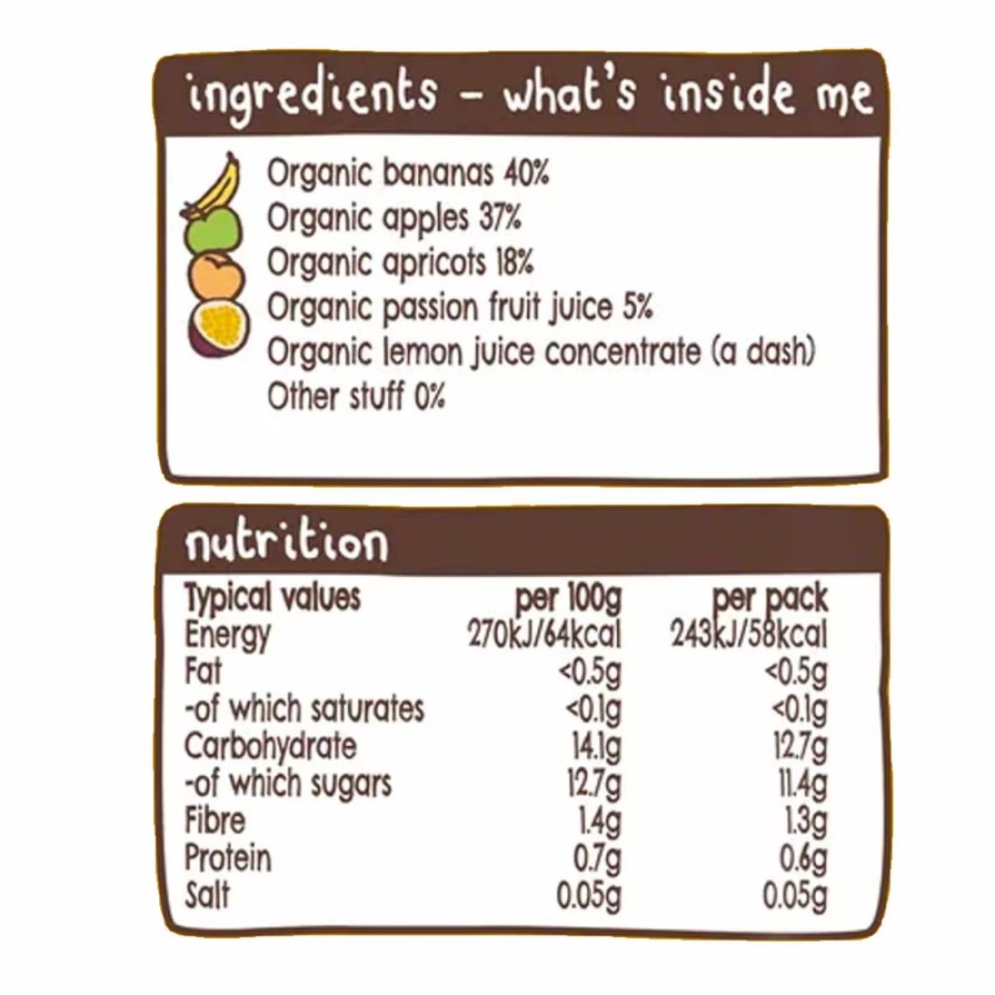 Ella&#39;s Kitchen Organic The Yellow One Smoothie 90g (Discontinued)