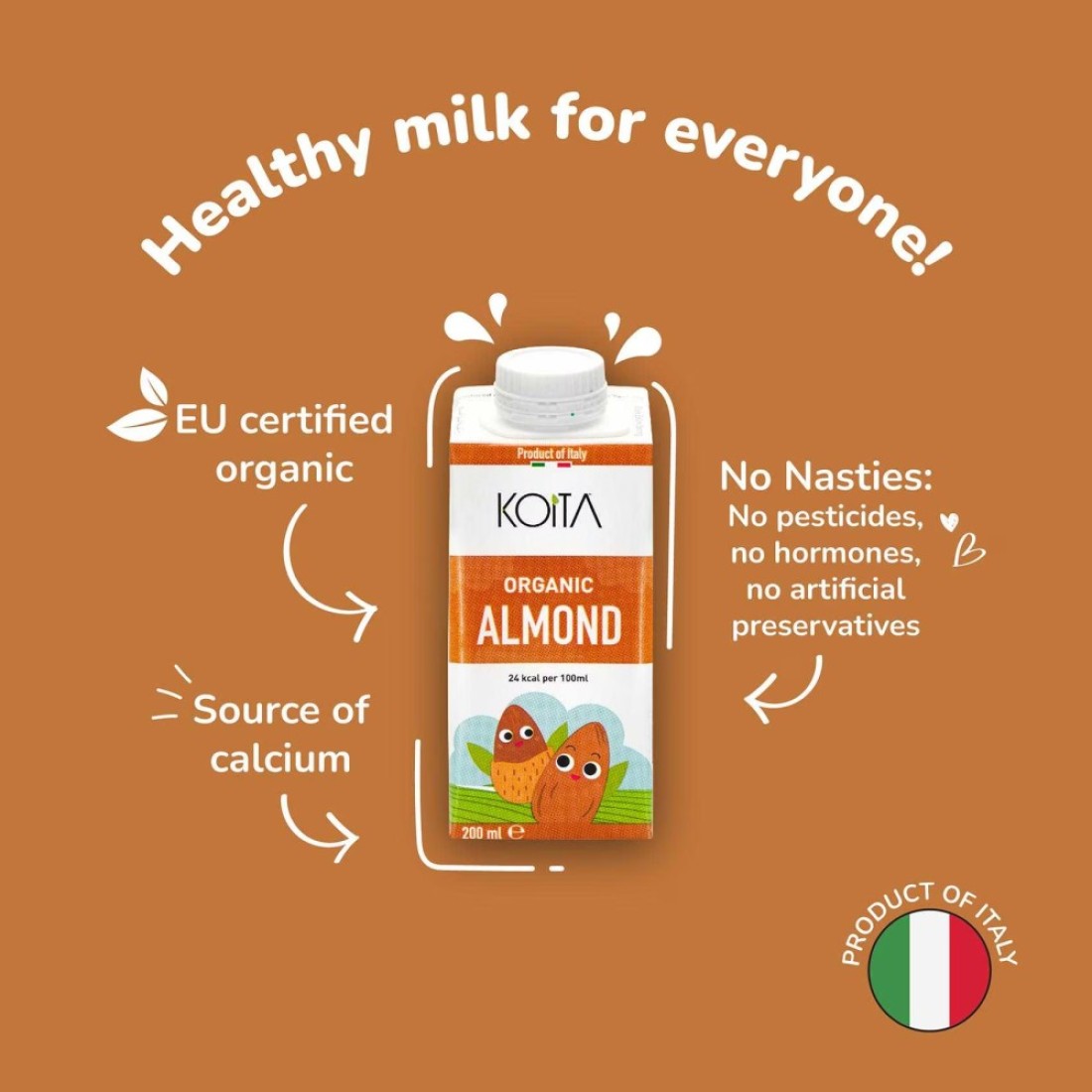 Koita Organic Almond Milk 200ml