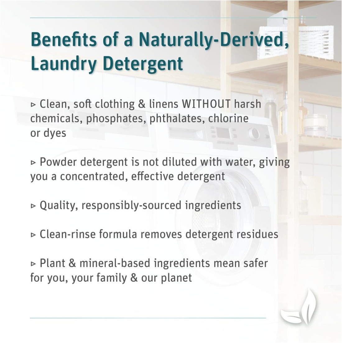 Grab Green Natural 3in1 Laundry Detergent Powder Water Lily 100 Loads