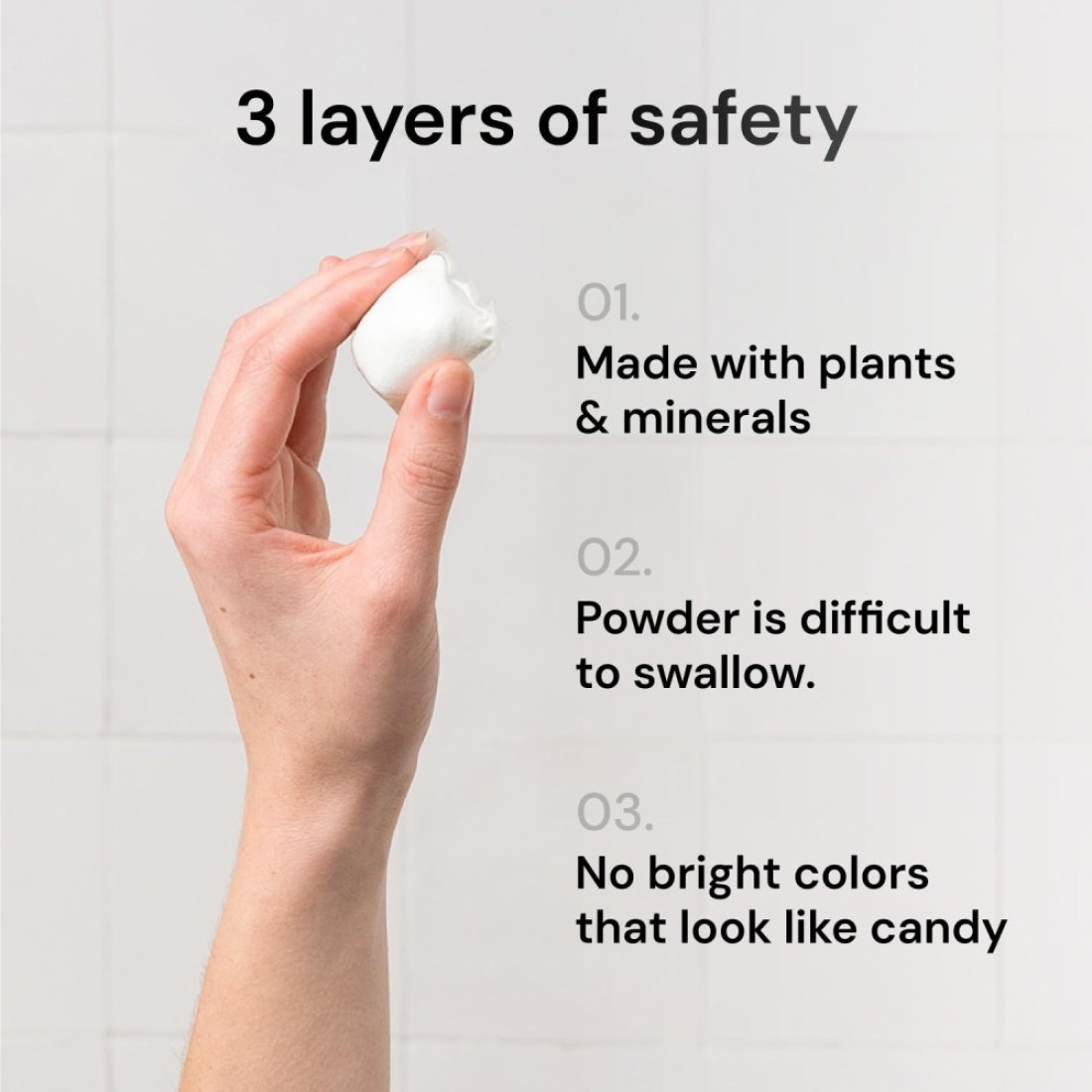 Grab Green3in1 Laundry Detergent Pods 60 Count Lavender Vanilla Scent Plant and Mineral Based Superior Cleaning Power Stain Remover Brightens Clothes