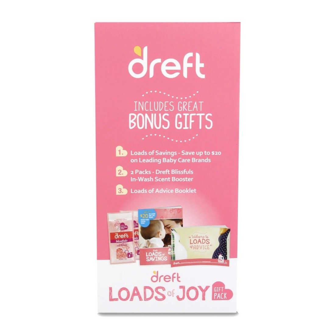 Baby Gifts Set by Dreft Baby and Mom Gift Set with Liquid Laundry Detergent Laundry Stain Remover Stain Remover Pen All Purpose Cleaner Spray Great for Baby Showers