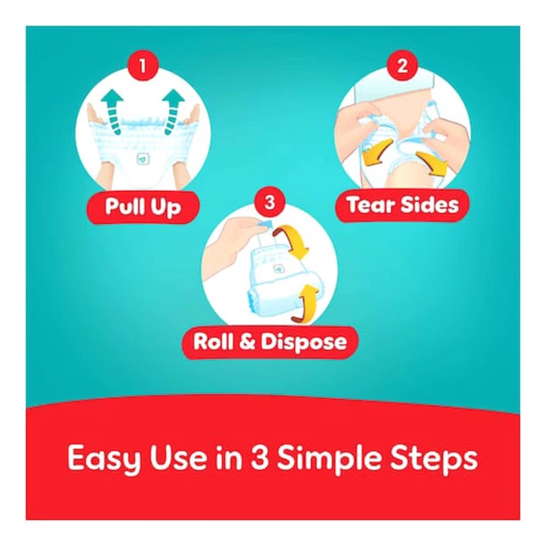 Pampers Rash Protection Pants Size 6 16kg+ Mega Pack 34 Pants Pack of 3