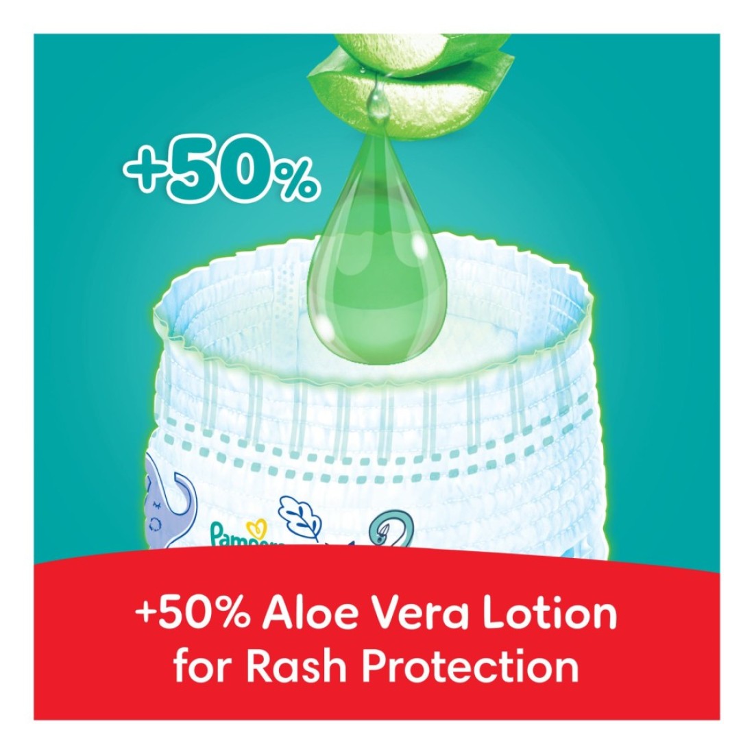 Pampers Rash Protection Diaper Pants with Aloe Vera Lotion Size 6 16kg+ Mega Pack 48 Pants