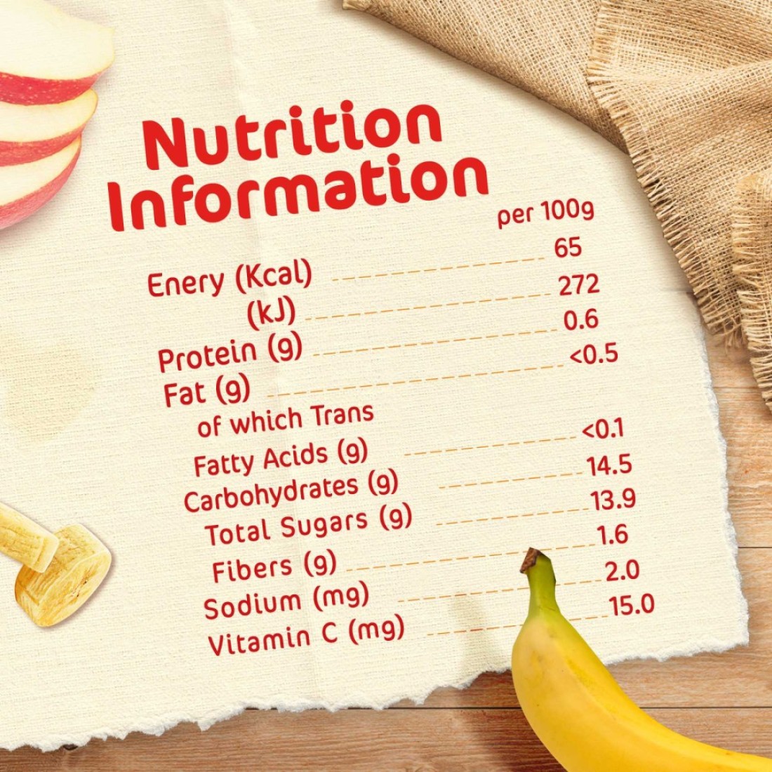Nestle Cerelac Fruits Puree Pouch, Banana, Apple, from 6 Months, 90g