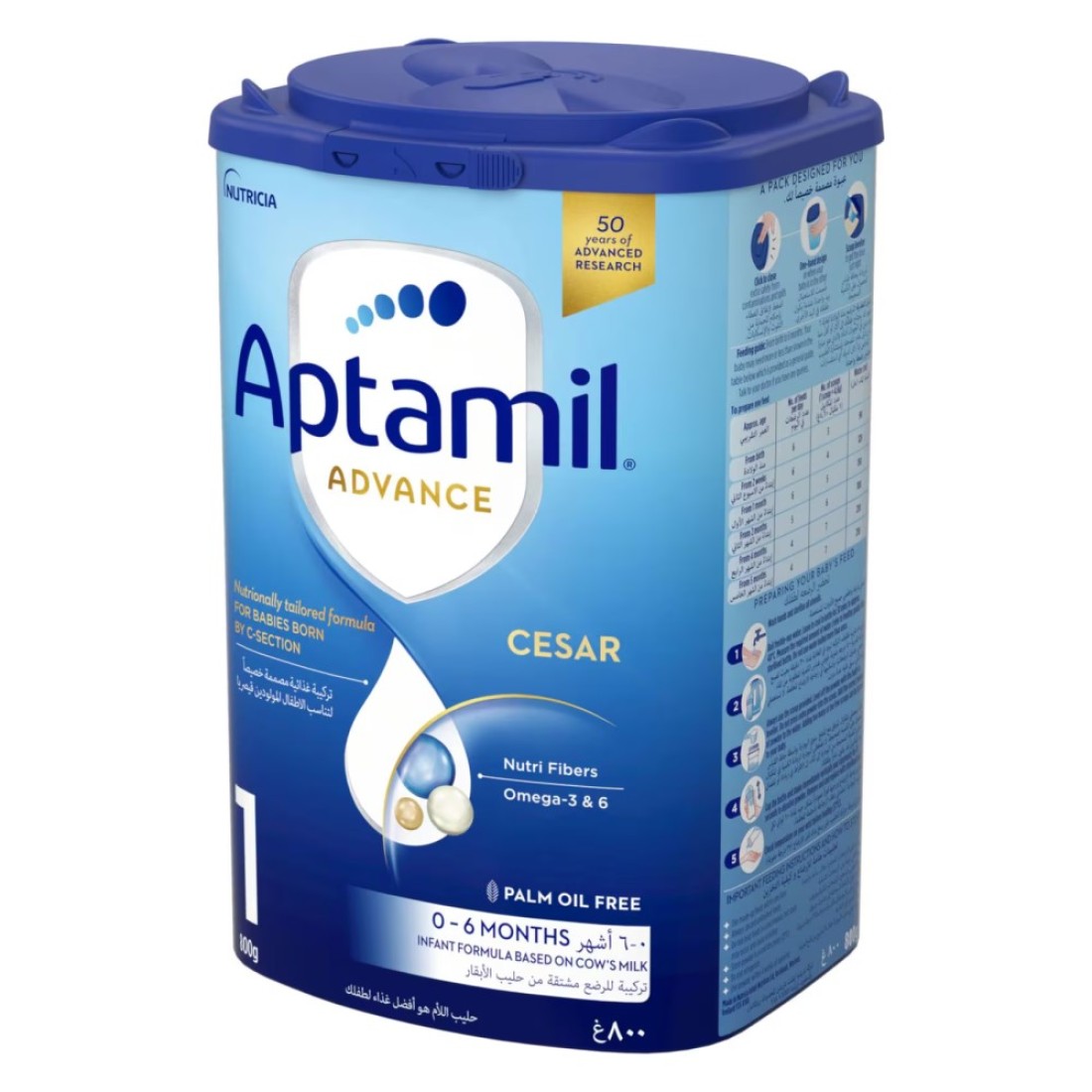 Aptamil Advance Cesar Care Infant Formula Milk Stage 1 0-6 months 800g