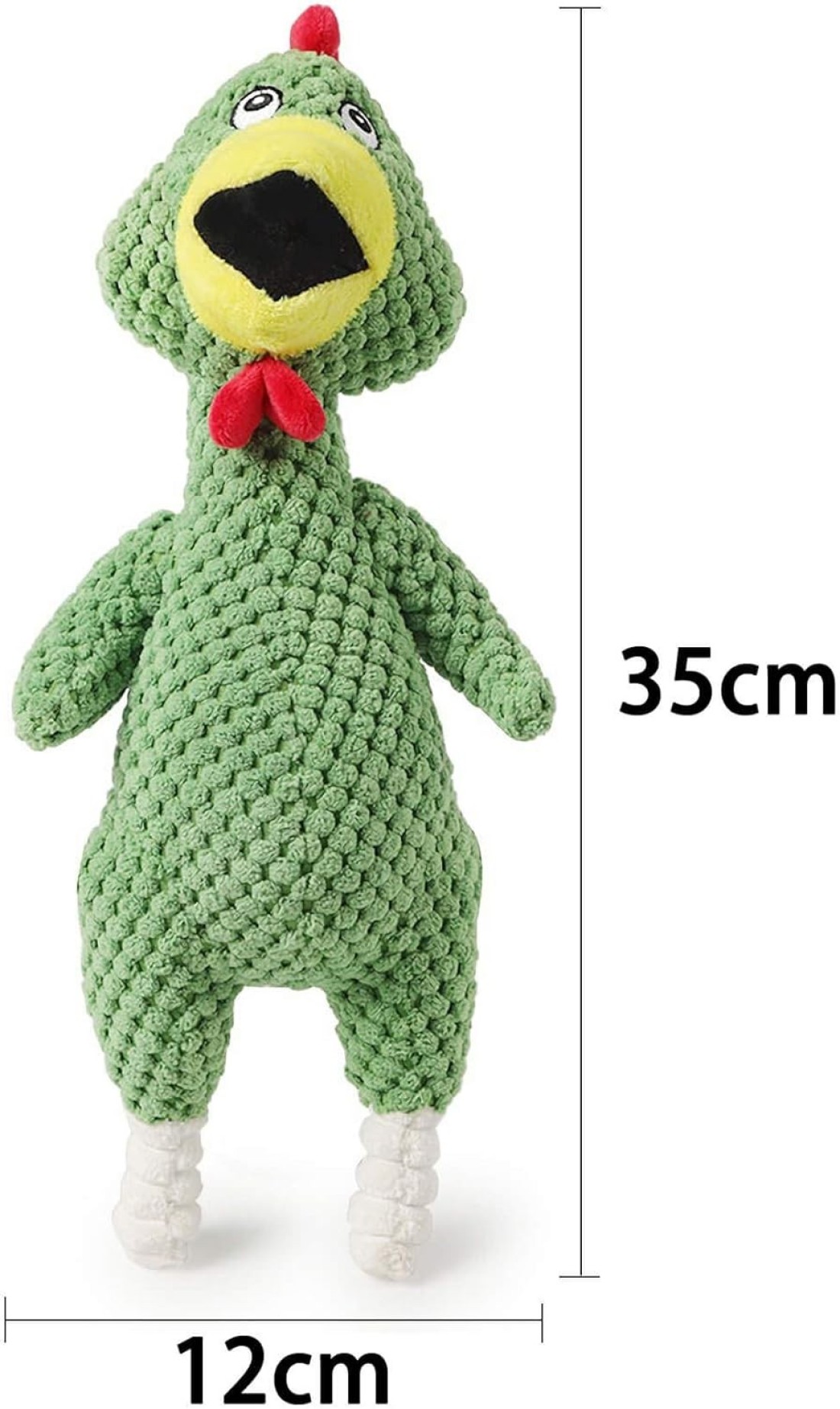 Plush Pet Singing Hens Dog Toy Multicolor - 3pc