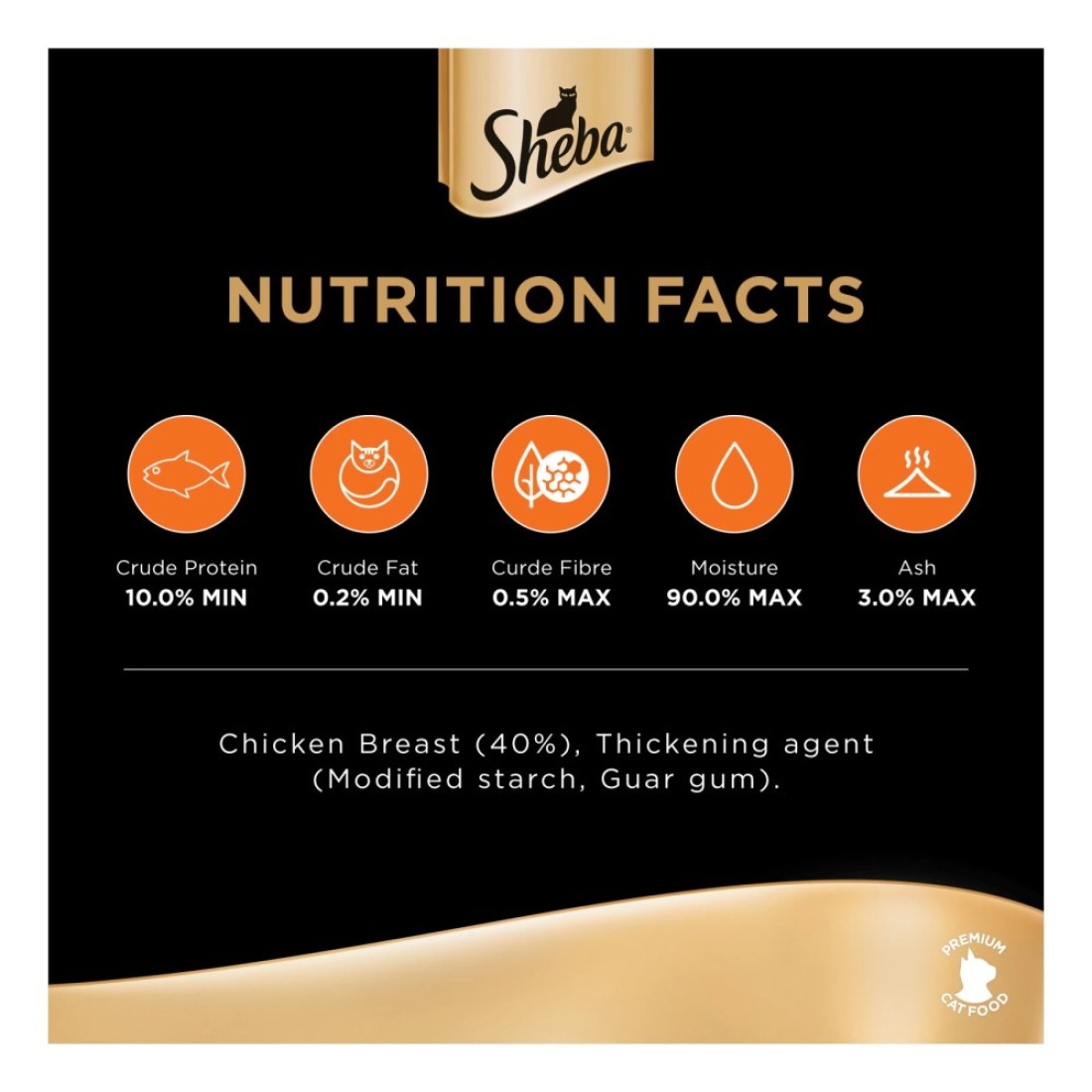Sheba Cat Food Succulent Chicken Breast 85g Can (Pack of 6)