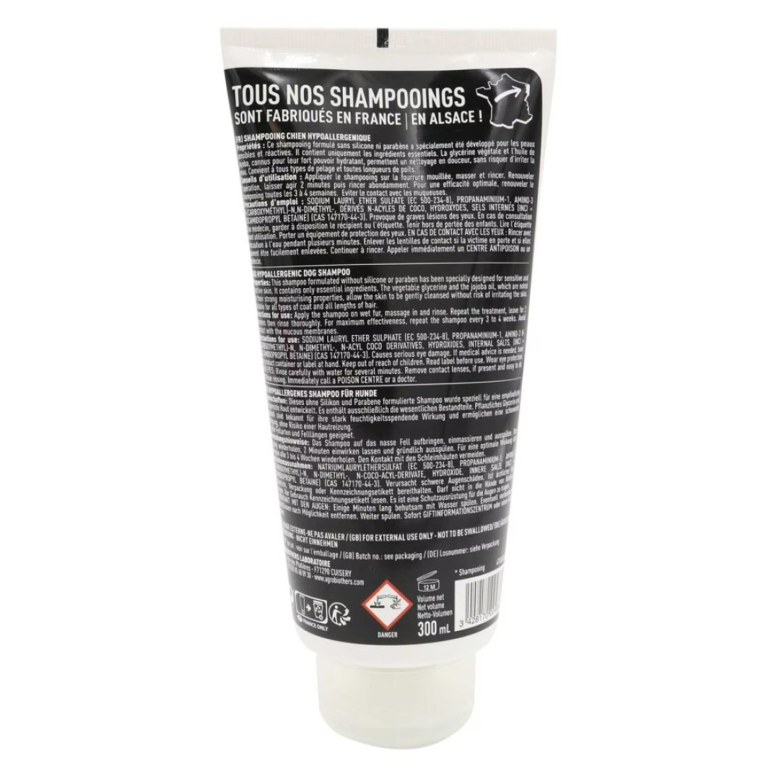 Agrobiothers Vetocanis Professional Hypoallergenic Shampoo 300ml
