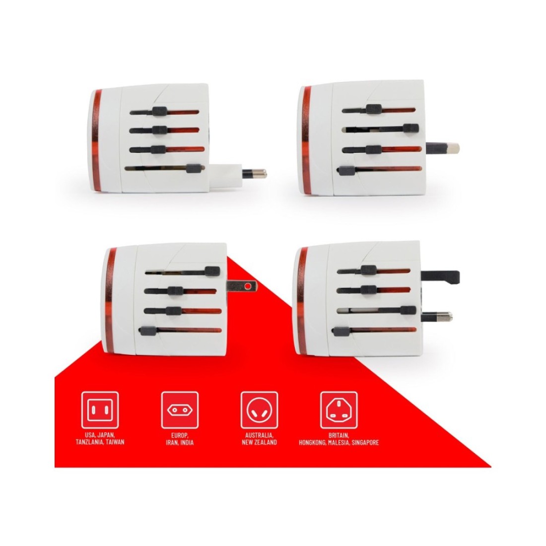 Elexon Universal Travel Adapter EL996 White