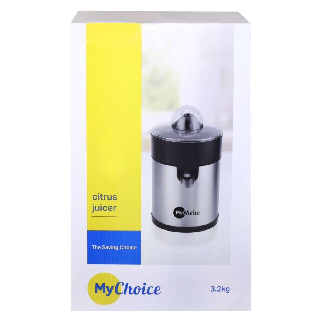 MyChoice Citrus Juicer MCJ-714S Stainless Steel And Black 3.2kg