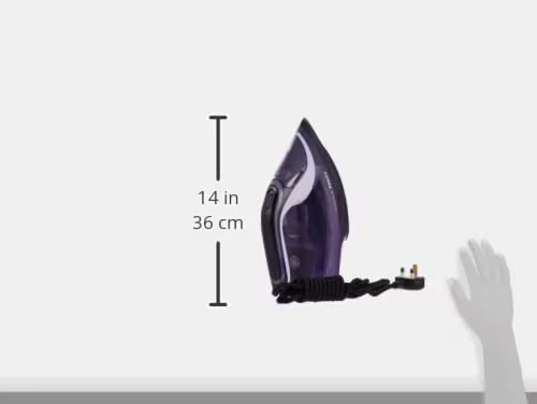 Philips Steam Iron Azur 8000 Series, 3000W, Steamglide Elite Soleplate, No Burns, Auto Shut-Off - DST8021/36