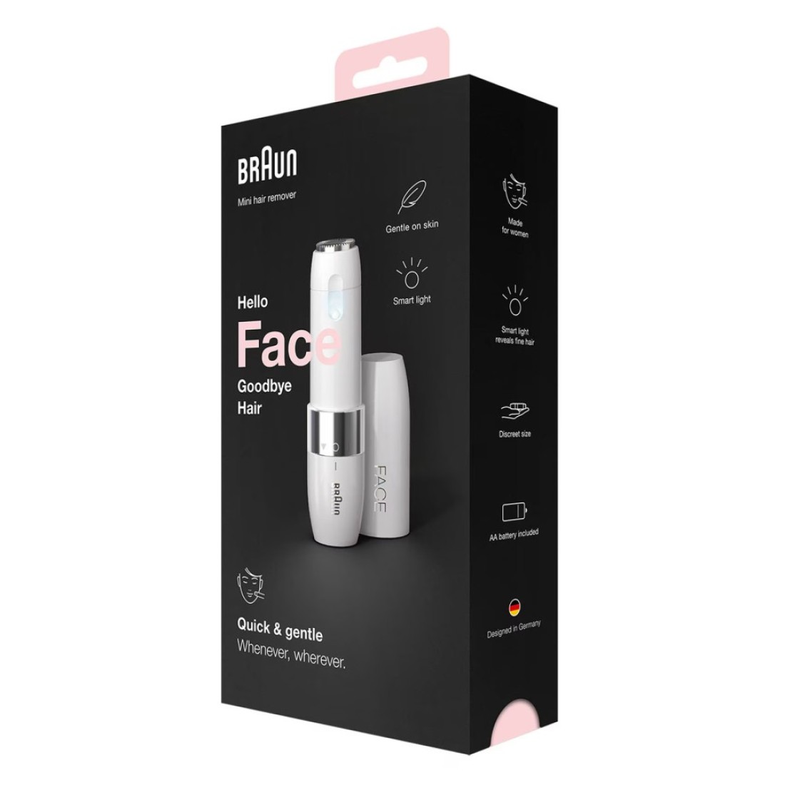 Braun Face Mini Hair Remover White FS1000