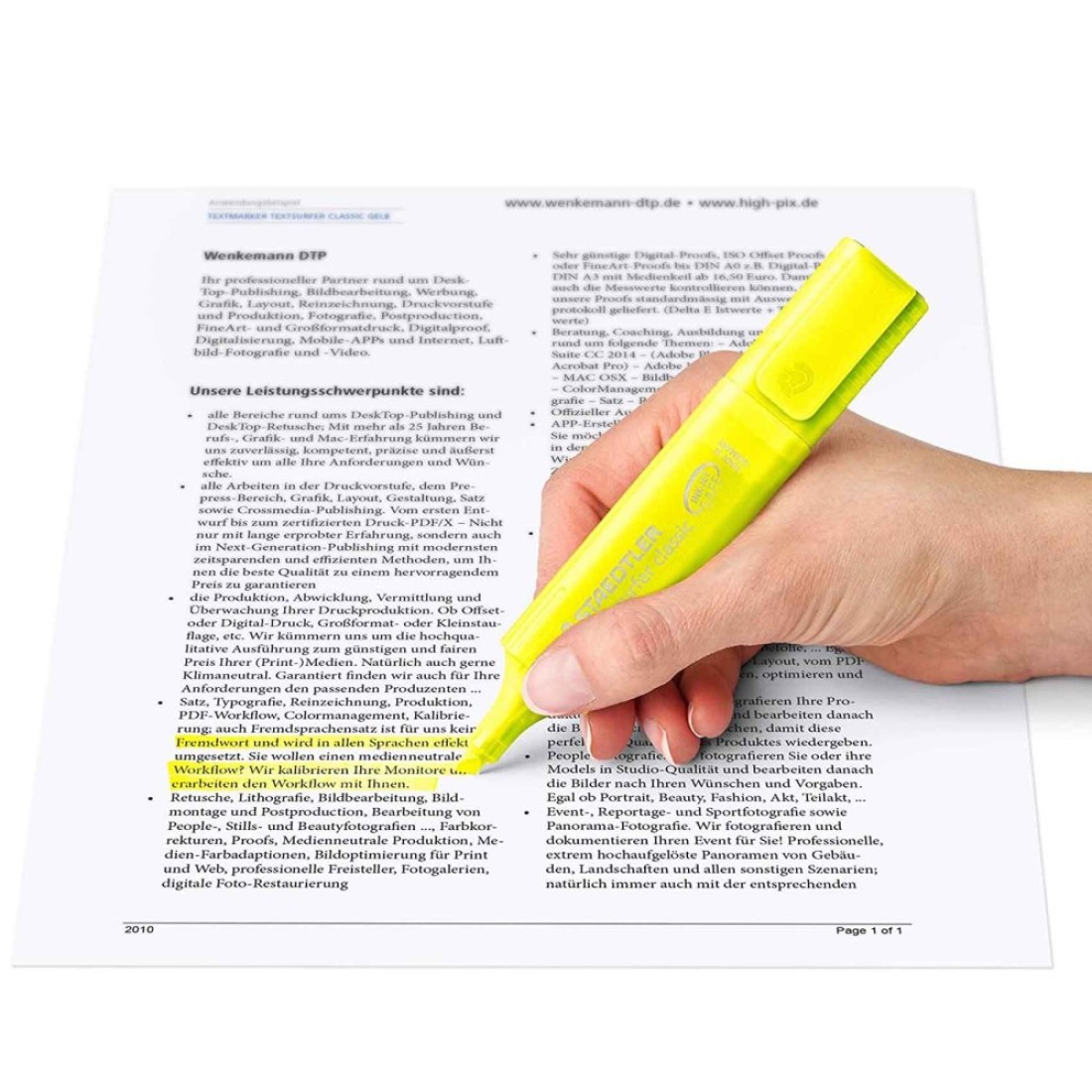 Staedtler Textsurfer Classic Fluo Highlighter Wallet 8 PCS