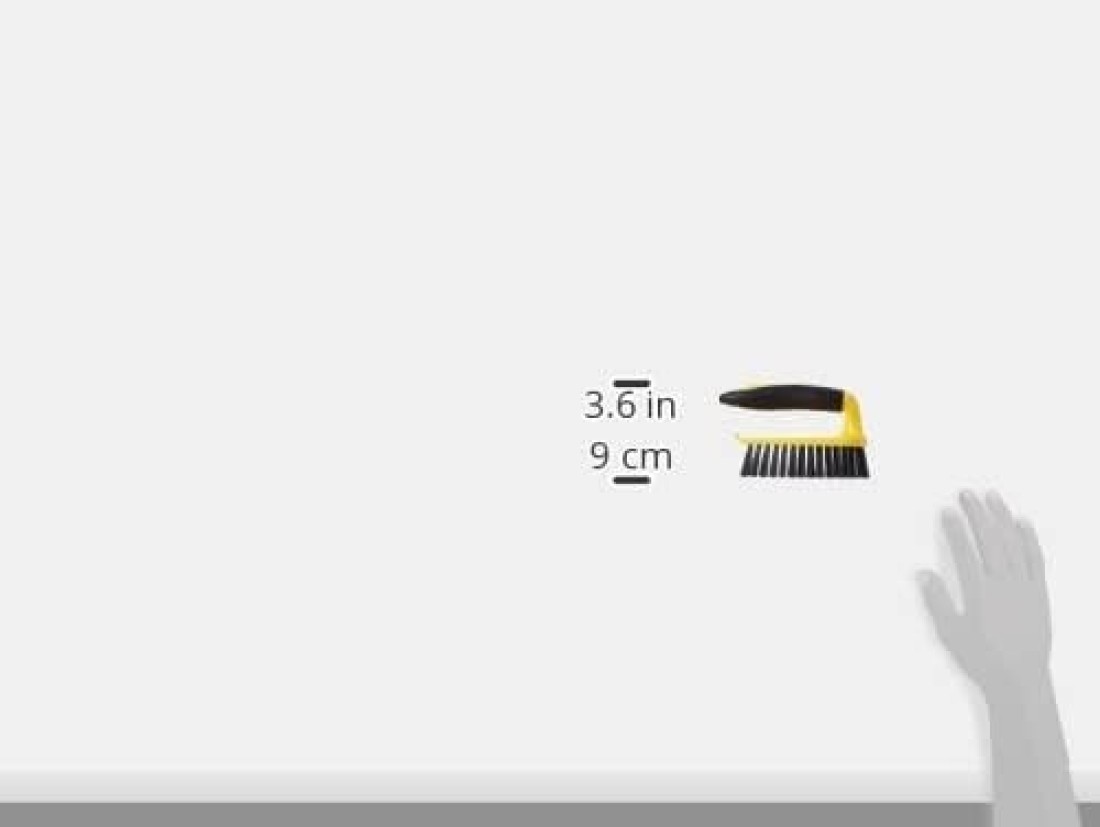 Royalford Floor Brush- Rf11190 Scrubbing Brush With Handle Multi-Purpose Scrub With Bristles For Cleaning Kitchen And Bathroom Cleaning Brush Strong And Comfortable Grip