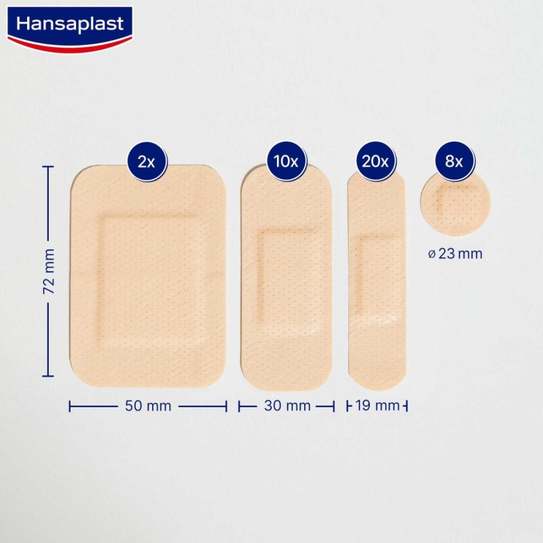 Hansaplast Universal Wound Plasters, Water-resistant, 40 Strips