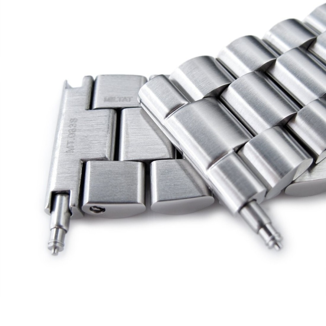 MiLTAT 22mm Straight End Universal Metal Watch Band Endmill ScrewLinks