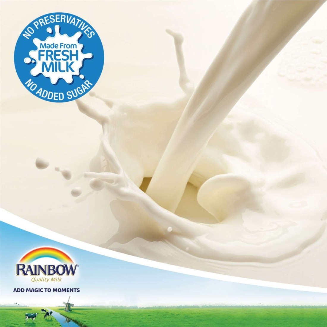 Rainbow Evaporated Milk 410g Pack of 48