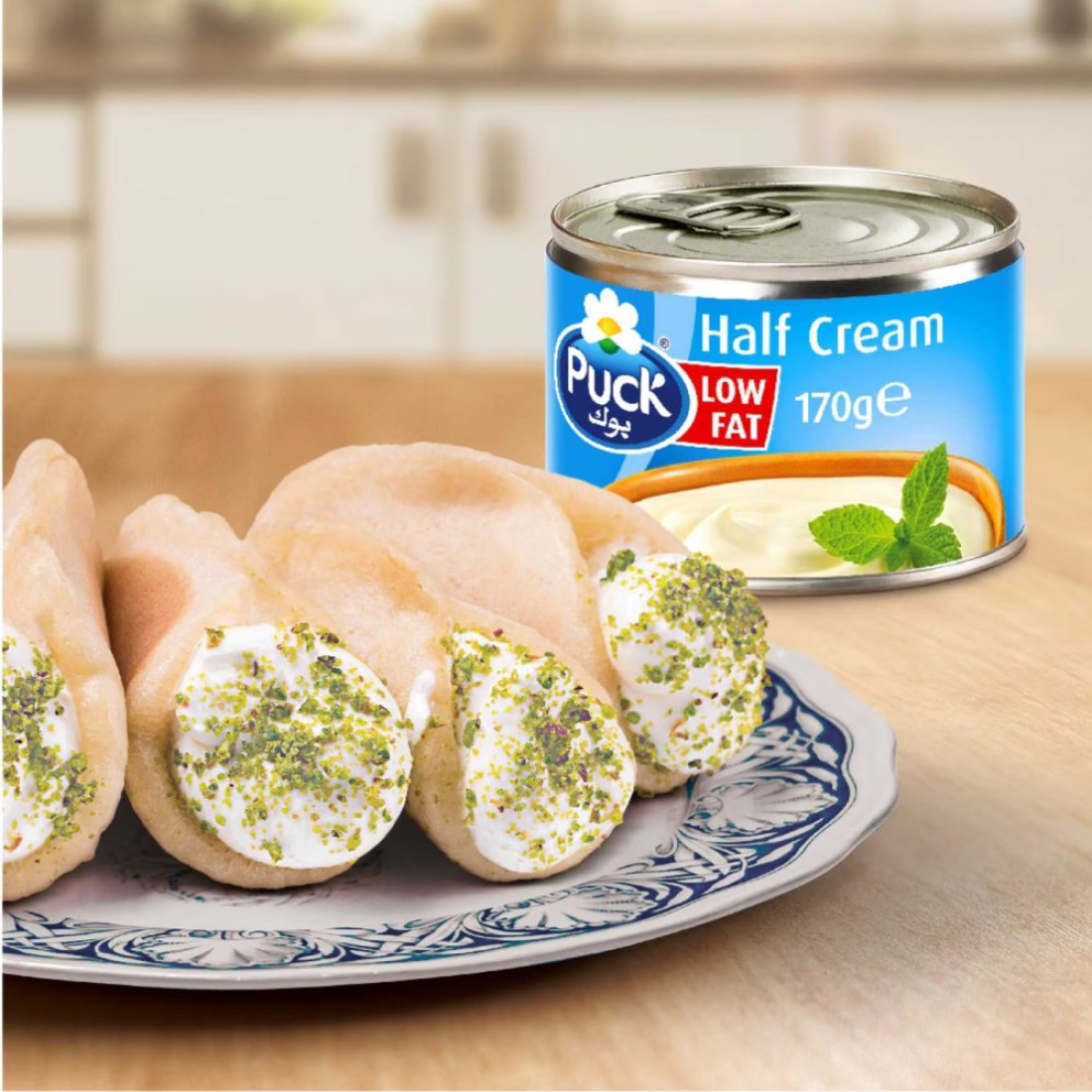 Puck Low-Fat Half Sterilized Cream 160g