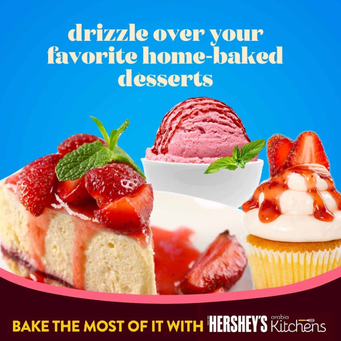 Hershey&#39;s Strawberry Syrup 623g