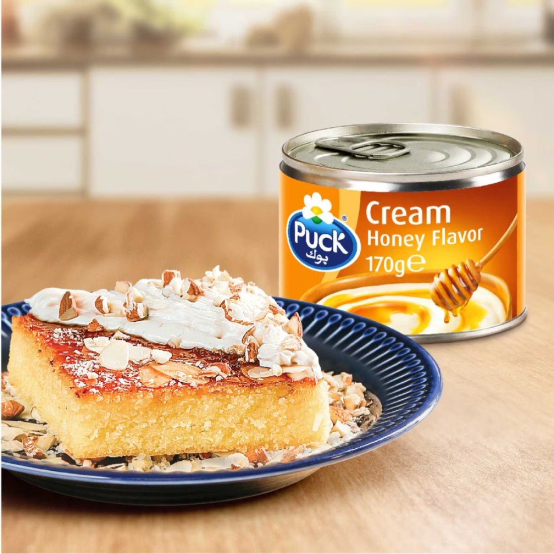 Puck Honey Flavoured Sterilized Cream 160g