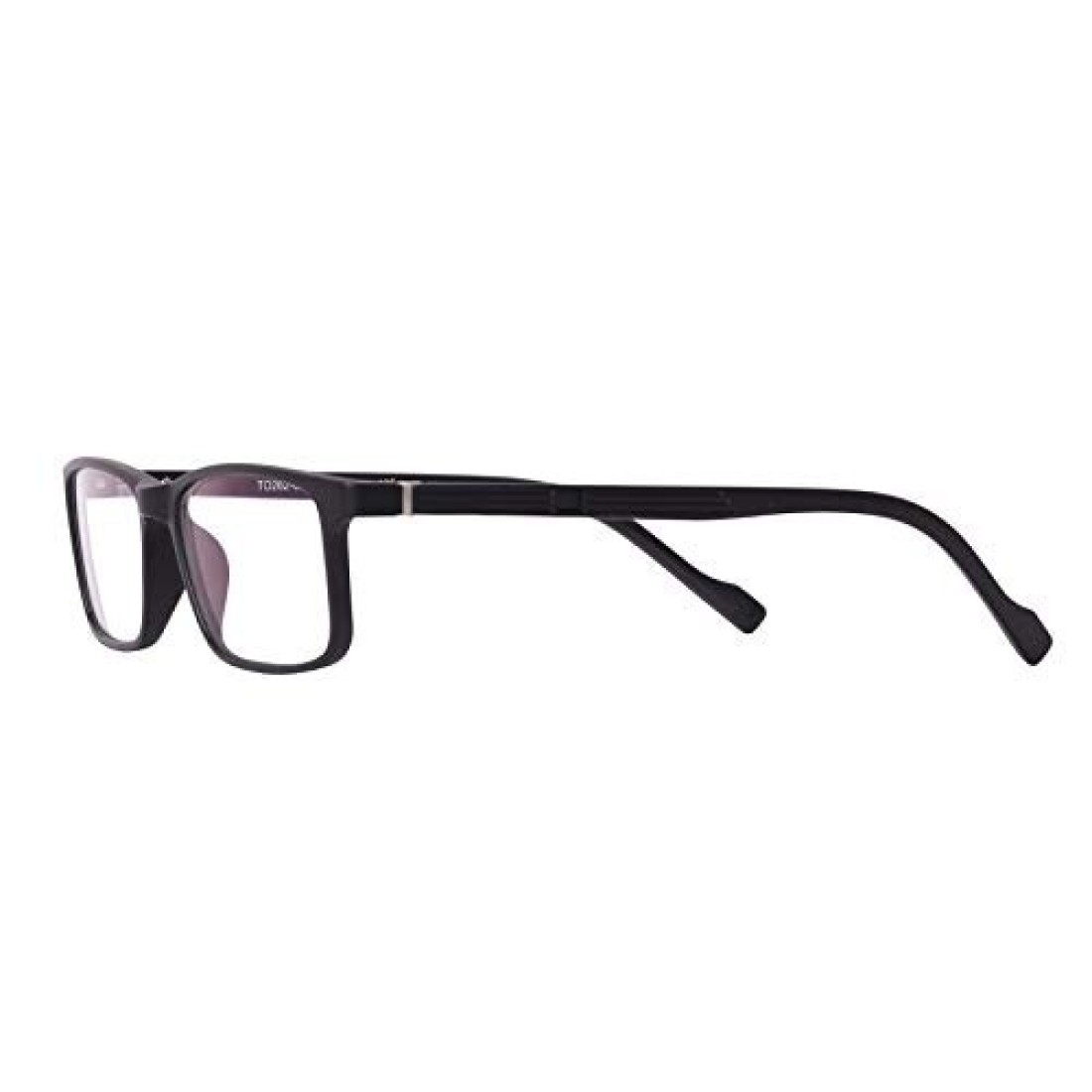 TOM OLIVER JUNIOR Blue Light Blocking Computer Screen Glasses - Anti Blue Light, Protection Eyewear for Children from Digital Screen Time for Boy&#39;s &amp; Girl&#39;s Age 5 - 12 (Rectangle, Black)