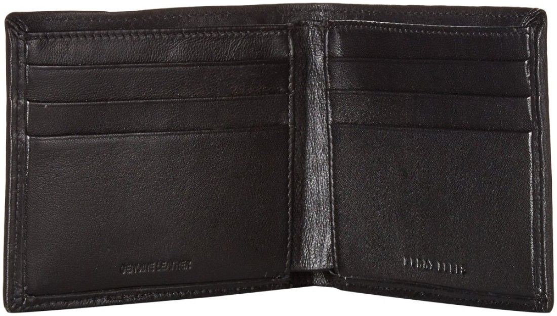 Perry Ellis Mens Gramercy Passcase Wallet Black One Size