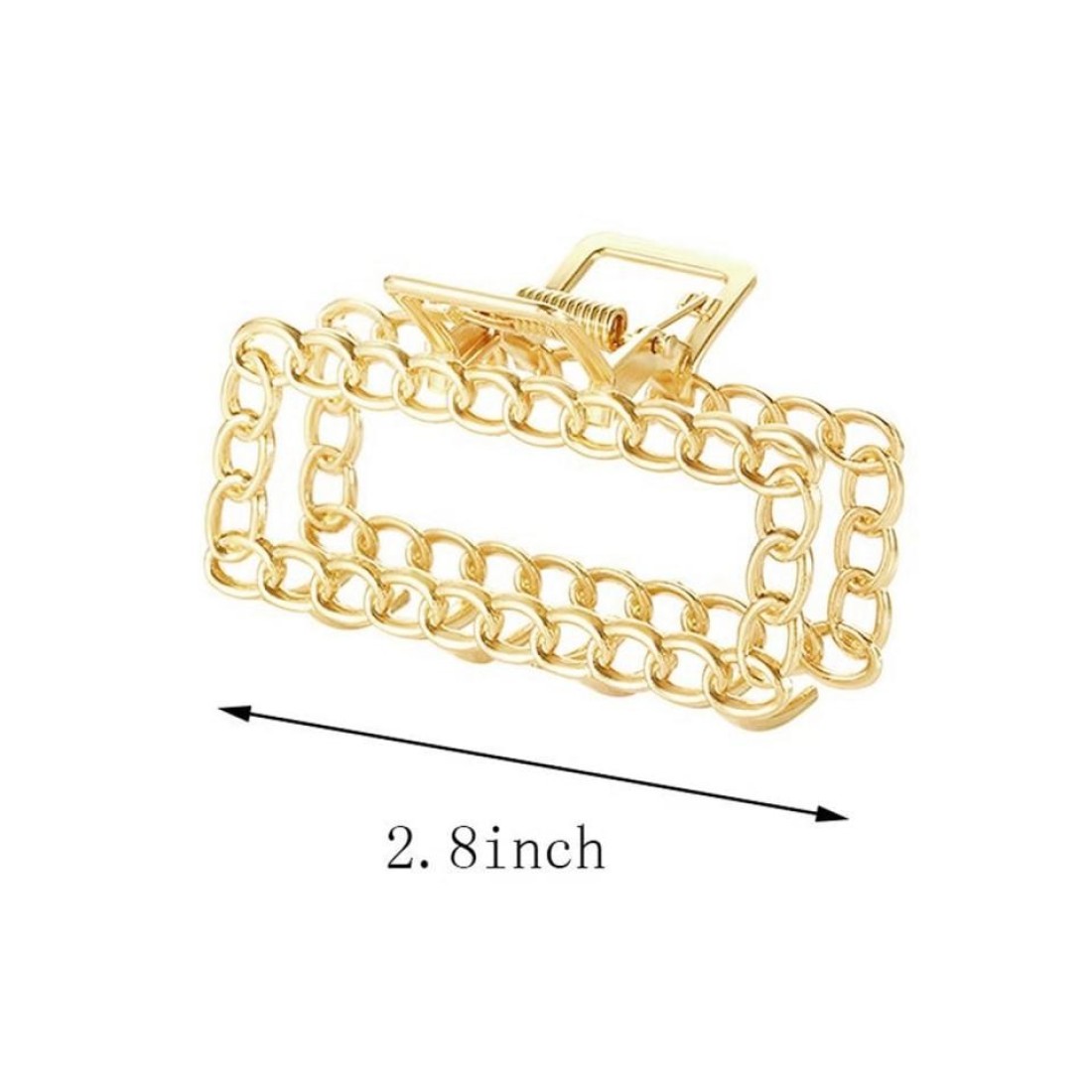 Aiwanto 3pcs Gold Metal Different Design Fashion Hair Clamp Barretes Hair Accessories for Ladies
