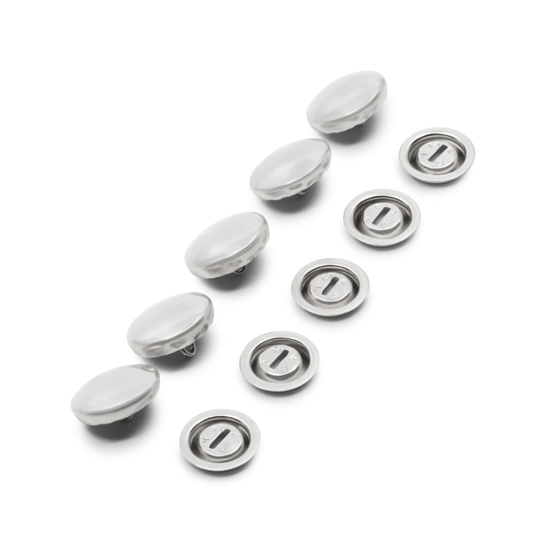 Dritz 21318 Half Ball Cover Buttons Size 18 716Inch 5Sets