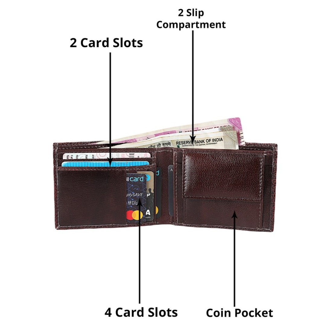 Genuine Leather Wallet - Ideal for Gifting and personal use