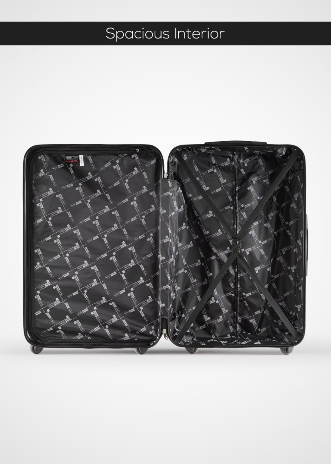 Lightweight 2-Pieces ABS Hard side Travel Luggage Trolley Bag Set with Lock for men / women / unisex Hard shell strong