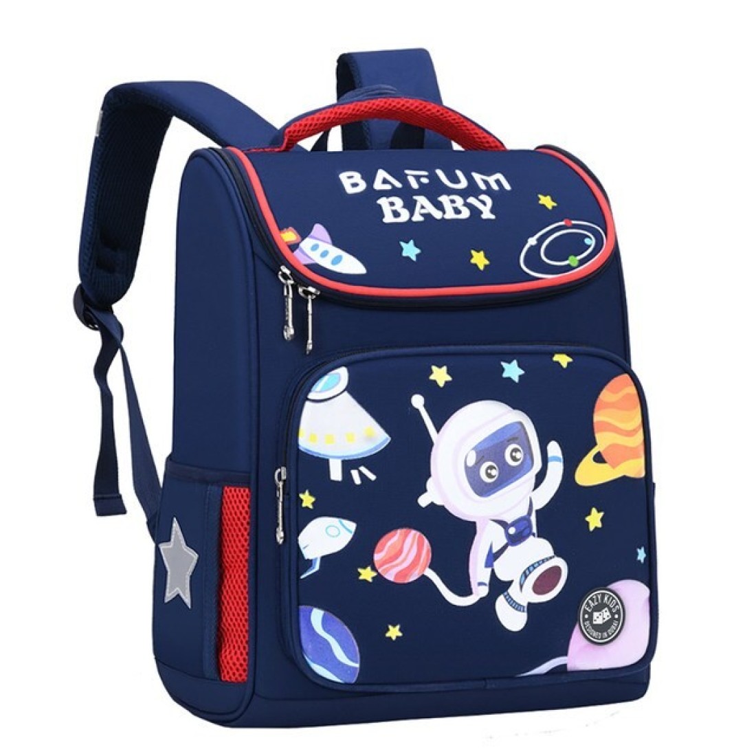 Eazy Kids Astronaut School bag-Blue