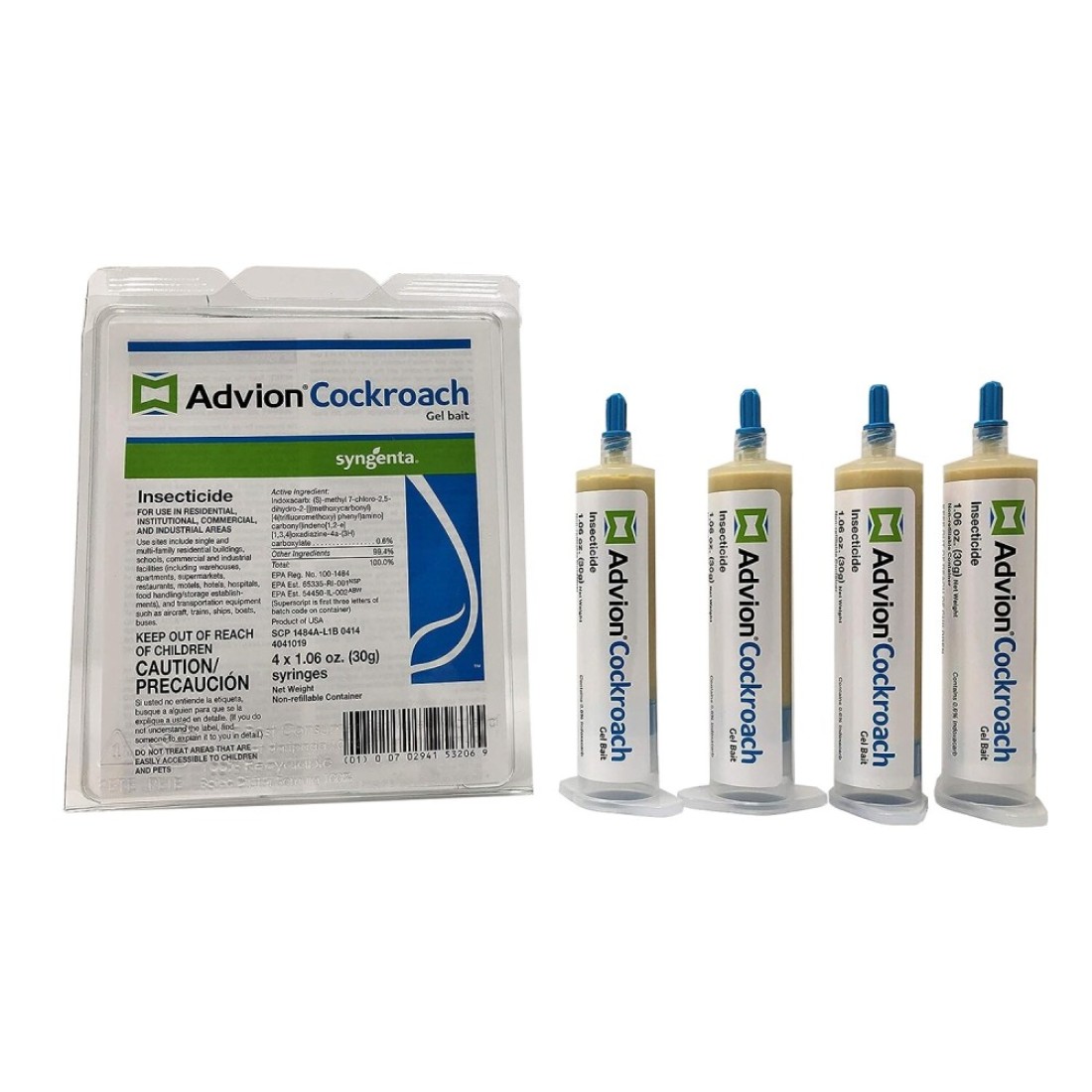 Advion Pack Of 4 Cockroach Gel Bait 30g
