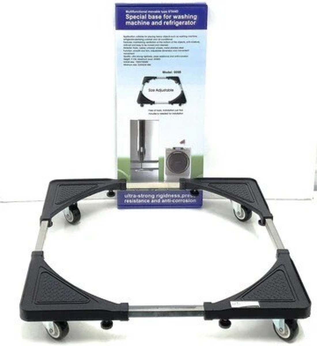 Machine Stand Adjustable Moving Roller for Home Appliances Washing Machines Refrigerators Dryers Dishwashers Heavy Power Tools and Equipment with Wheels