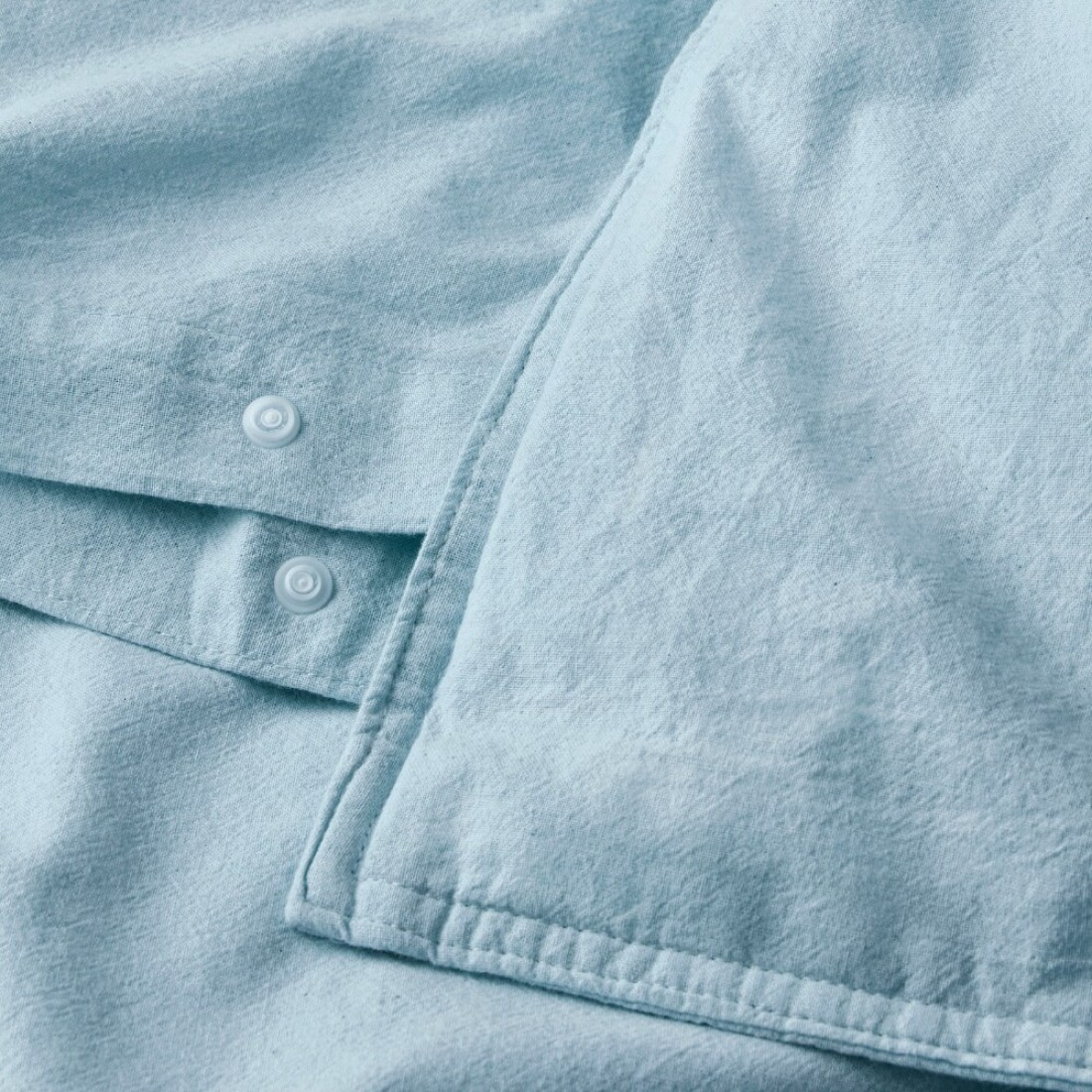 Duvet Cover And Pillowcase Blue-Grey 150X200/50X80 Cm