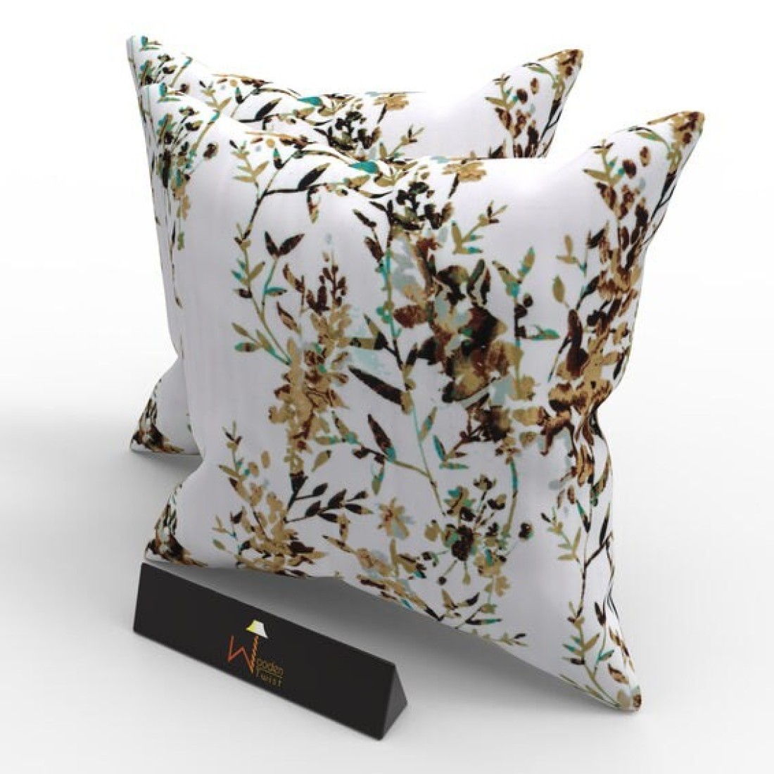 Gardenia Natural Jute &amp; Cotton Fabric Cushion Cover