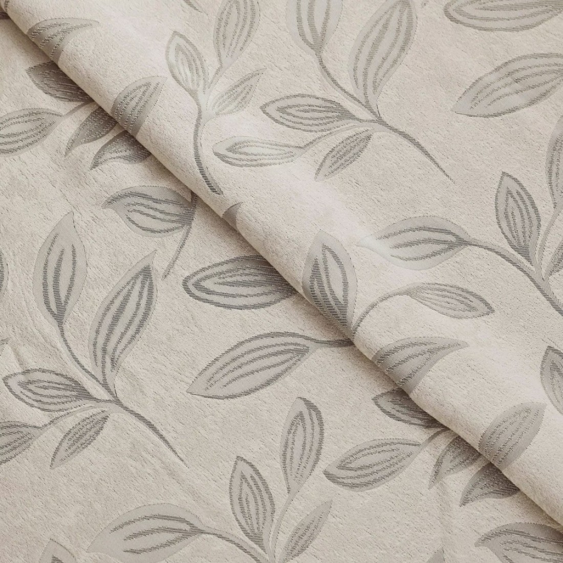 Superior Blackout Curtains Room Darkening Window Accent for Bedroom Sun Blocking Thermal Modern Bohemian Curtains Leaves Collection Set of 2 Panels Rod Pocket 52 in x 120 in Ivory
