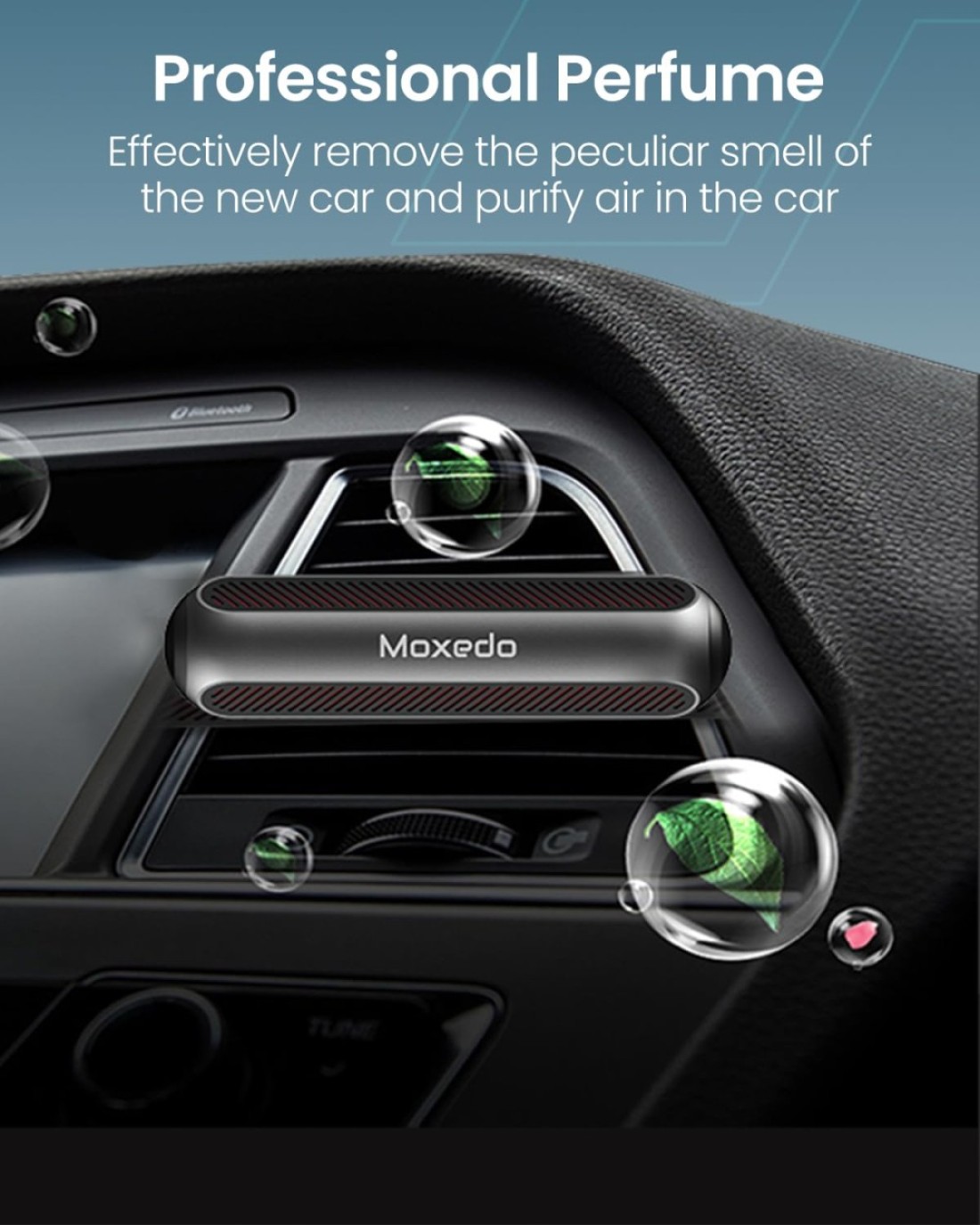 Moxedo Aromatherapy Car Diffuser Clip Perfume Air Freshener Long Lasting Fragrance with Aroma Oil for Car Air Vent
