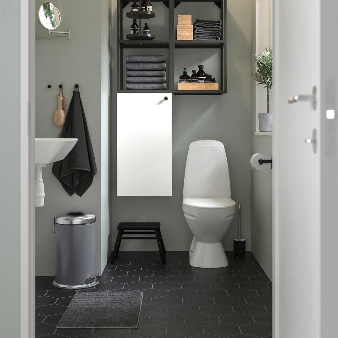 Pedal Bin Dark Grey 12 L