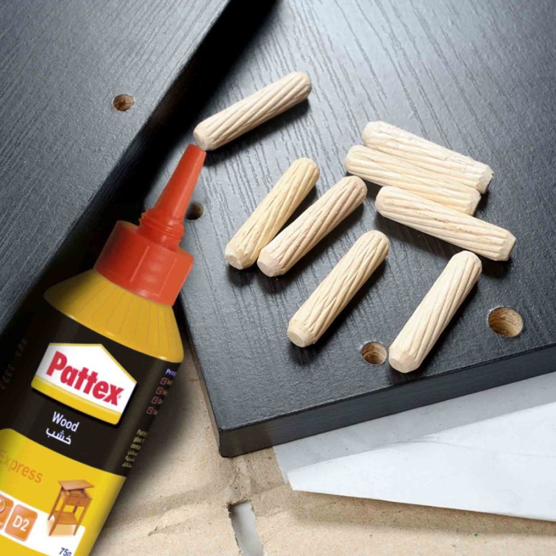 Pattex Wood Express Glue Multicolour 75g