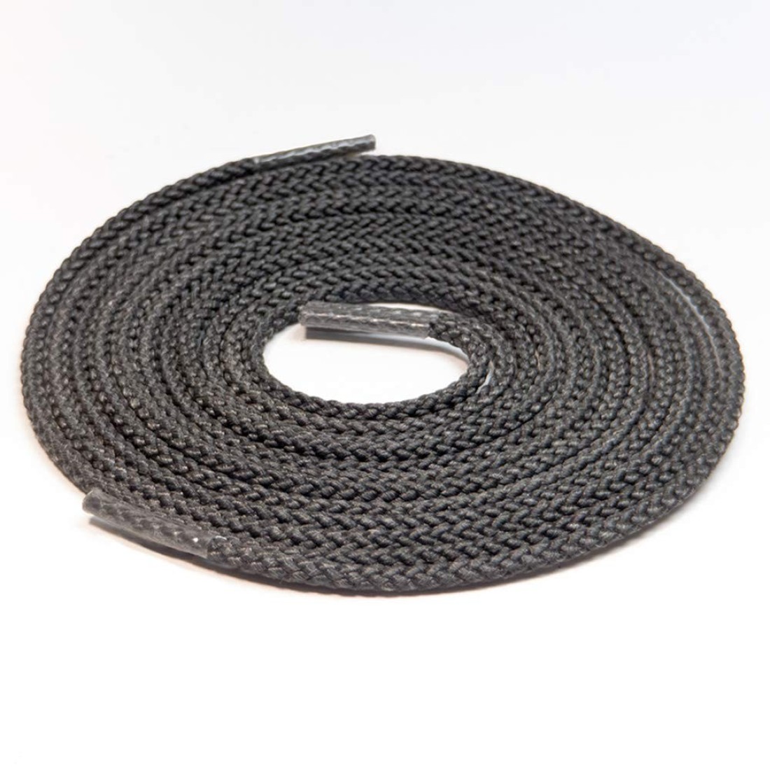 IRONLACE Unbreakable Round Bootlaces Indestructible Waterproof Fire Resistant Boot Shoe Laces 1500Pound Breaking StrengthPair Black 54Inch 32mm Diameter 1Pair