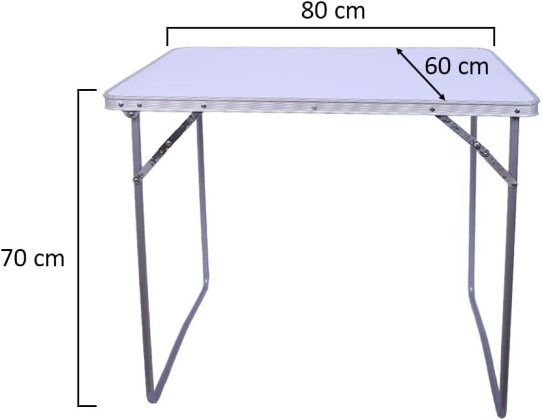 YATAI Portable Camping Table &ndash; Garden Parties Set - Easily Movable For BBQ Party &ndash; White Foldable Table Perfect Portable Design &ndash; Garden Furniture &ndash; Outdoor Camping Table
