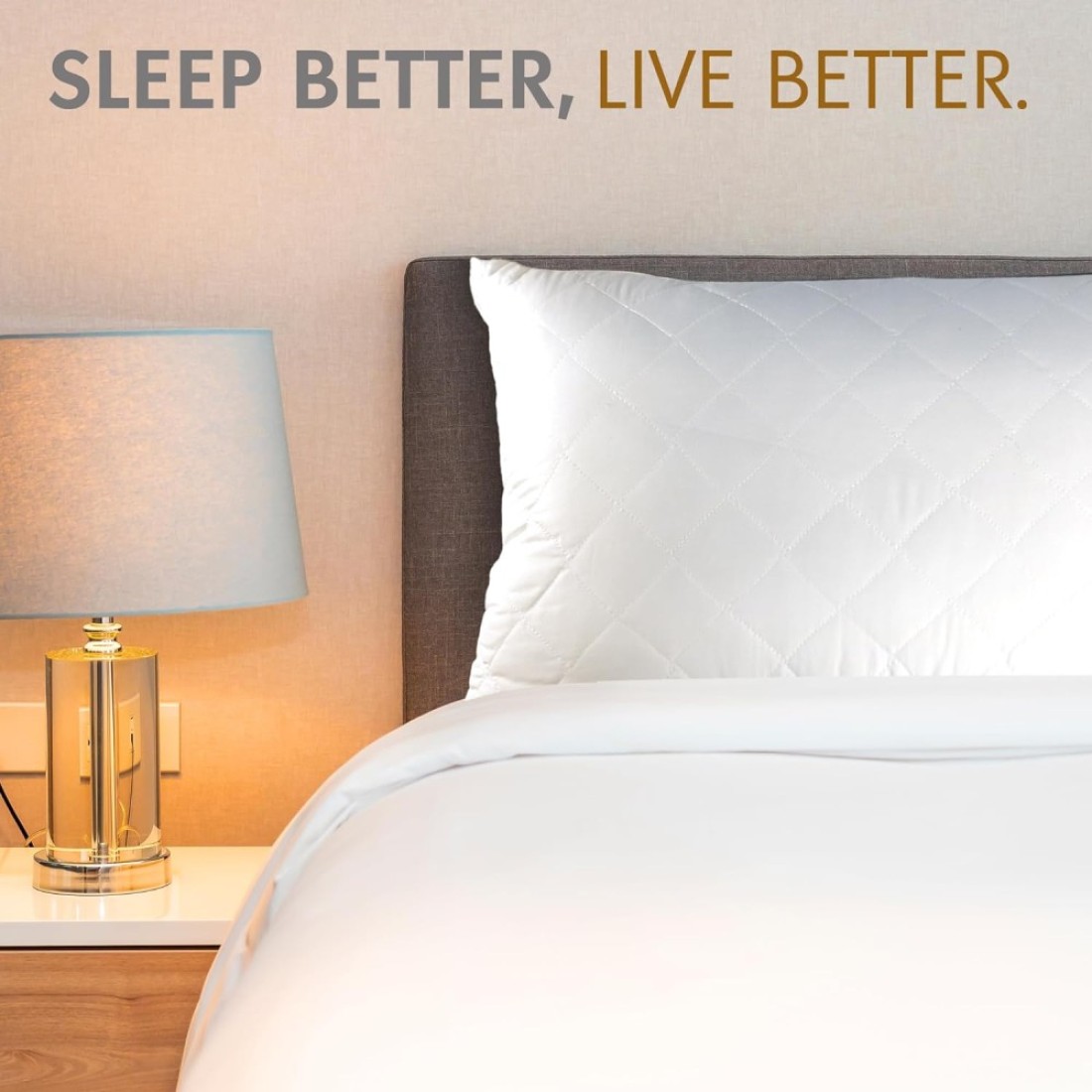 Hotel Linen Klub Pack of 2 Quilted Pillow Queen (50 x75cm) - Outer Cover: 90GSM Microfiber Supersoft Fabric, Filling: 650grams Soft Fiber, Diamond Quilt Pattern