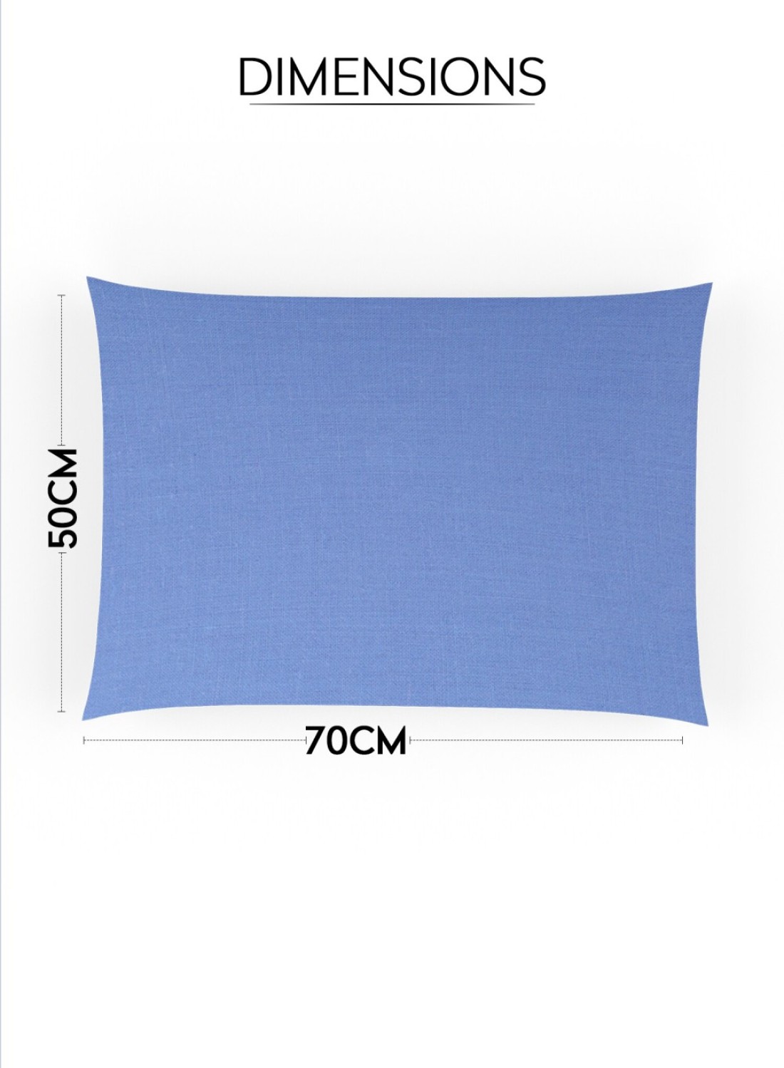 Parry Life Set Of 2pcs Pillow Case/Cover/Protector, All-Weather, 144TC Microfiber Poly-Cotton, Soft, High-Quality Stitching, 50 x 70 Centimeters, Made in UAE