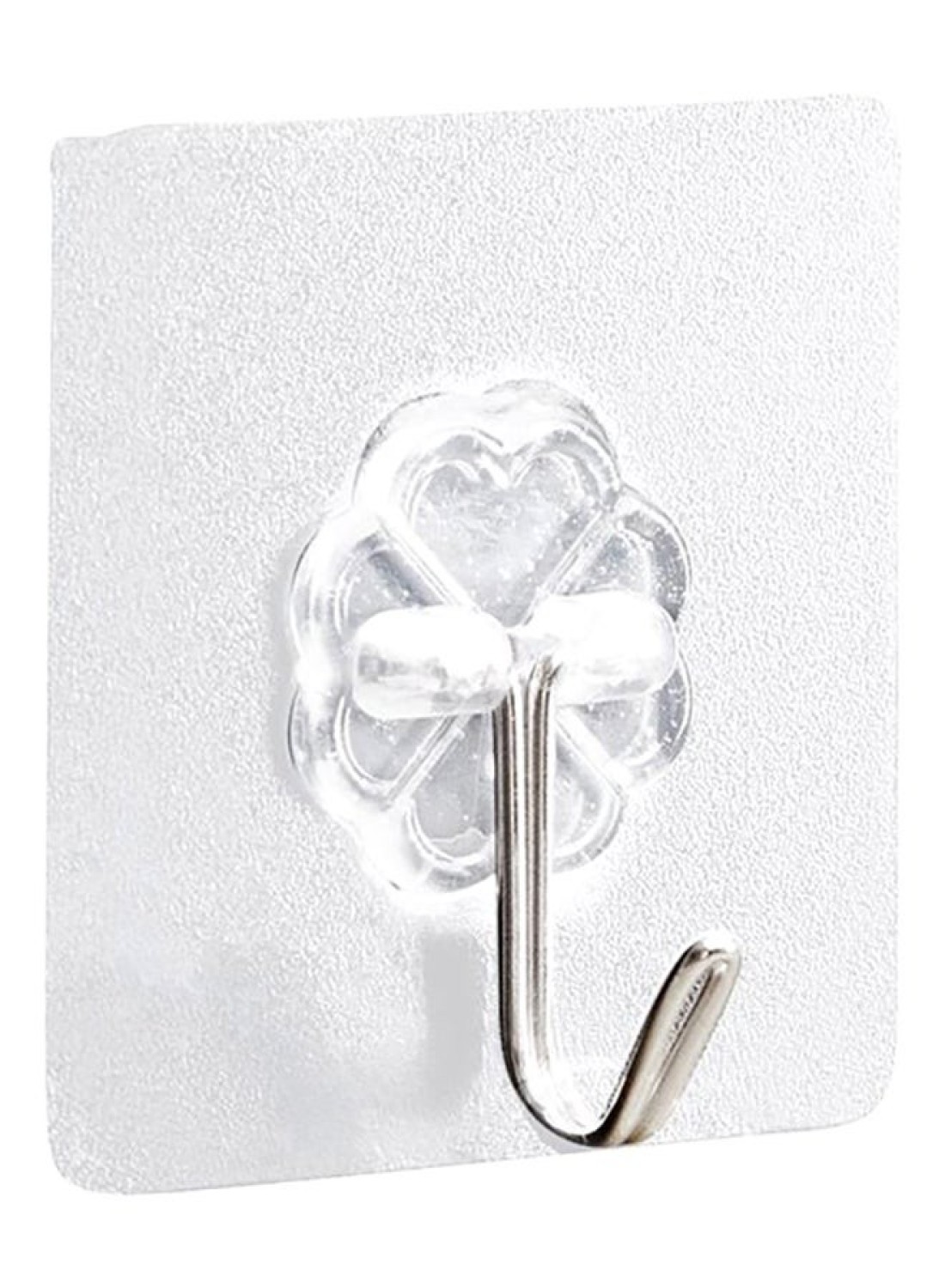 Generic Adhesive Seamless Wall Hooks Clear