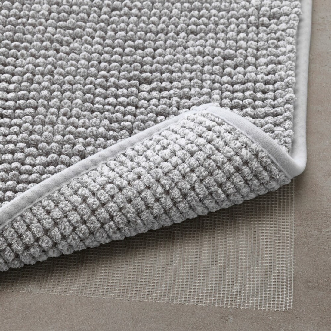 Bath Mat Grey-White M&eacute;lange 50X80cm