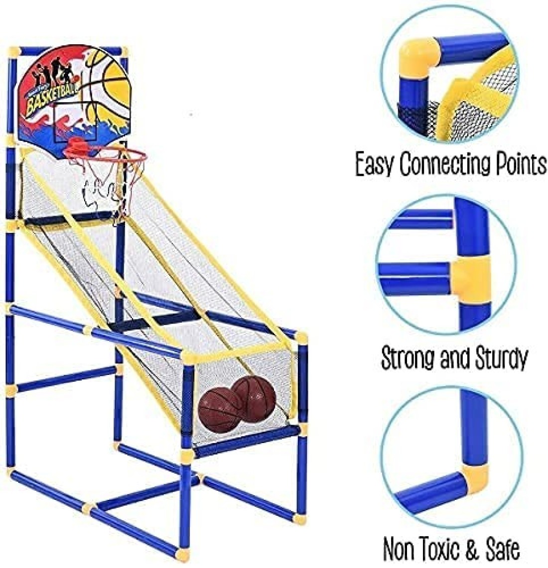 ULTIMAX Basketball Hoop Arcade Game, Basketball Game for Kids indoor Sports Toys for Kids Arcade Basketball Hoop Shot Game