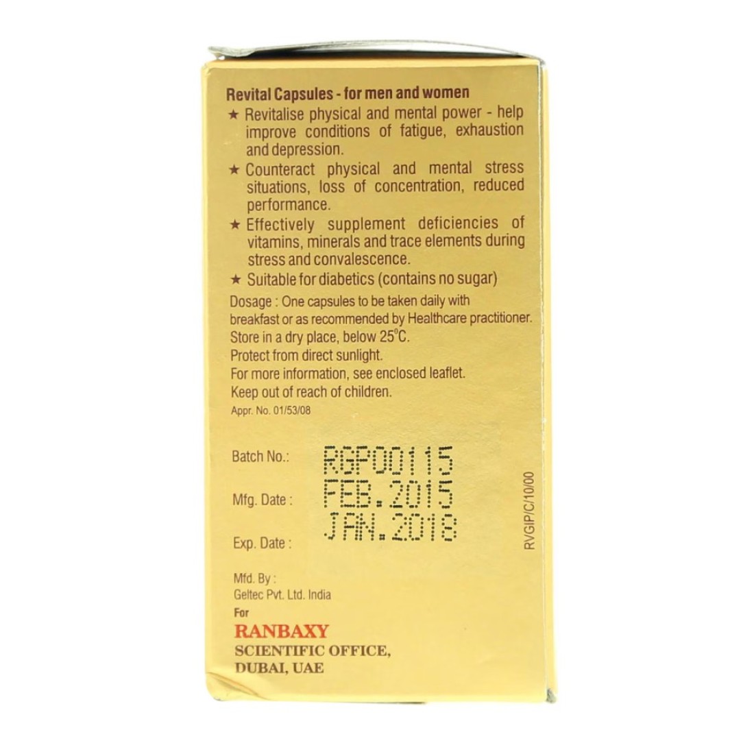 Revital Ginseng Plus 30 Tablets