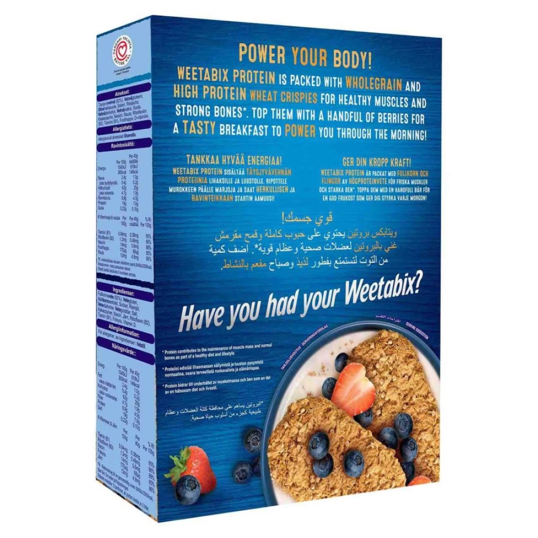 Weetabix Protein Wheat Flakes Cereal, 440g